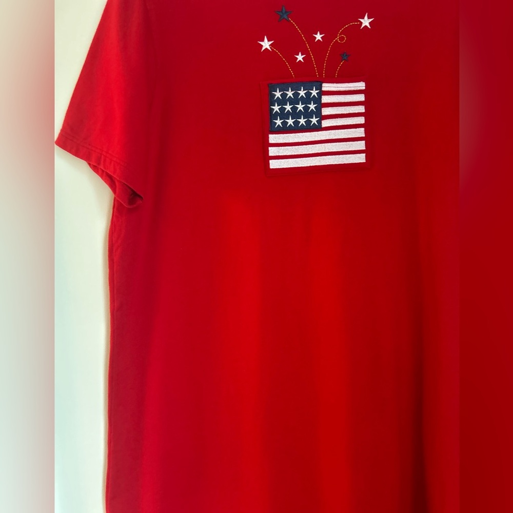 Red Patriotic Shift Dress - Women's - Picture 3 of 12